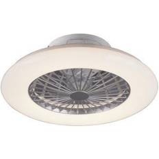 Bianco Ventilatori a soffitto Trio Lighting Plafoniere Led ø50 cm 30w