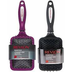 Hair Products Revlon Straight & Smooth Soft Touch Paddle Hair Brush Set