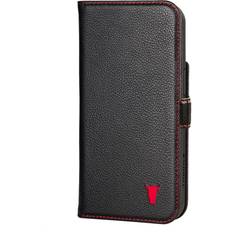 13 mini leather (Black with Red Detail) TORRO iPhone 13 Mini Leather Case