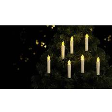 A Guirlandes Lumineuses de Sapin de Noël Sygonix SY-4531628 Nombre Lumière 20 LED Blanc Chaud Guirlande Lumineuse de Sapin de Noël