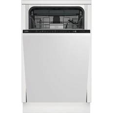 Beko Nero Lavastoviglie Beko DIS48120 Dishwasher 45 cm Bianco, Nero