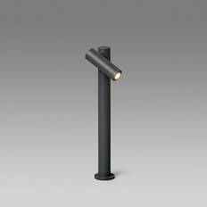 Postes de protección FARO BARCELONA Foco LED Exterior Spy-2, 43,5 cm - Gris Oscuro Transparente Poste de protección