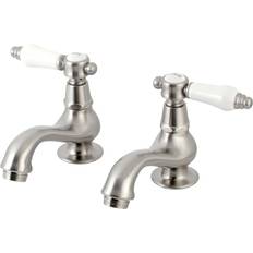 Taps Kingston Brass KS110.BPL Bel-Air 1.2 GPM Single Hole Faucet Brushed Nickel