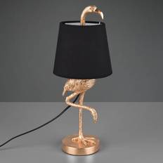 Goud Tafellampen Trio Lighting Tafellamp Lola Goud Met Zwart