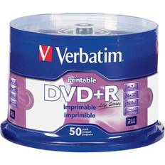 Optical Storage Verbatim DVD R 4.7GB 16X Life Series, White, Spindle Of 50