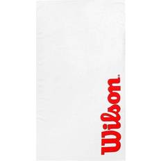 Rouge Serviettes Wilson Sport 60x120 cm - Rouge Serviette de bain Rouge, Blanc