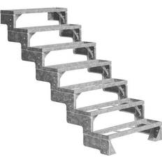 Ulkoportaat Dolle Ulkoportaat Gardentop, 1260-1540 mm, puisille askelmille, yhdellä kaiteella