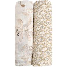 Crane 2-Pack Kendi Multicolor Swaddle Blankets Multi 0-24 Months