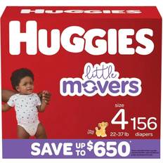 Huggies Grooming & Bathing Huggies Little Movers Diapers Size 4 10-16kg 156pcs