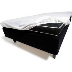 120 cm - Faconsyet lagen Lagner Queen Anne PULL ON Lagen Hvid (200x120cm)