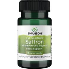 Safran kosttilskud Swanson Fuldspektrum Safran 15mg 60 Kapsler 60 stk
