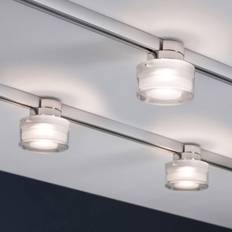 Trasparente Faretti Paulmann URail Lampada LED 2.700K Cromo Trasparente Faretto