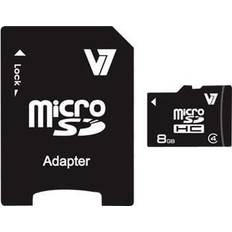 Sd card to usb V7 Flash memory card microSDHC to SD adapter included 8 GB Cla