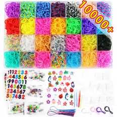 Loom bands Loom bands pysselset 28 olika färger 11000 st