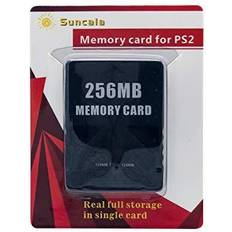 Memory Cards & USB Flash Drives Suncala 256MB Memory Card for Playstation 2, High Speed Memory Card for Sony PS2-1 Pack