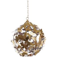 D Plafonniers Dkd Home Decor Ceiling Light Gold Golden Metal 42 x 42 x 49 cm Plafonnier