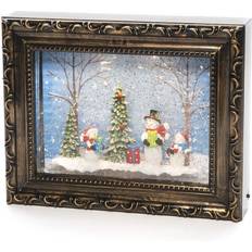 Braun Weihnachtsleuchten Konstsmide 4376-000 Snowman motif picture Weihnachtsleuchte