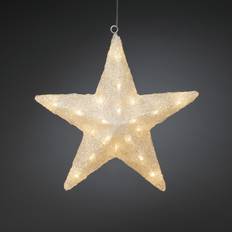 Transparente Estrellas de Adviento Konstsmide Christmas LED Para Exterior Ø 40 cm - Borrar Estrella de Adviento