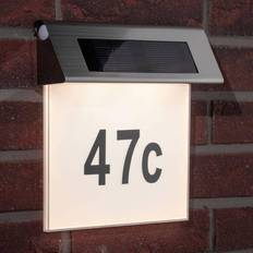 Grau Wandlampen Paulmann Solar house number Wandlampe