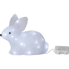 Krystal Julebelysning Star Trading Crystal rabbit Gennemsigtig Julelampe