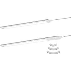 Métal Éclairages de banc LEDVANCE Cabinet Slim Lampe 30 cm 2 pcs - Blanc Éclairage de banc