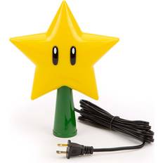 Otras Decoraciones Super Mario Bros. 7-Inch Super Star Light-Up Holiday Tree Topper