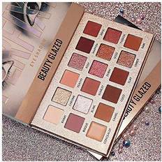 BestLand New Nude Eyeshadow Palette The 18 Colors Matte Shimmer Glitter Multi-Reflective Shades Ultra Pigmented Makeup