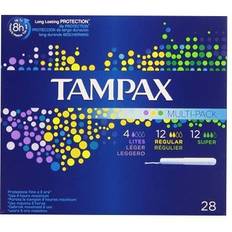 Tampax Cardboard Multipack Lites/Regular/Super 28 pcs