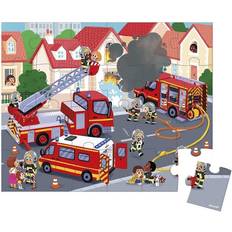 Janod Puslespil Brandmænd 24 Pcs