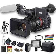 Camcorders Panasonic 4K Camcorder W/ Padded Case 128 GB Memory Card Starter Bundle