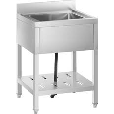 Royal Catering RCSSS-60X60-S RVS Commerciële Wastafel 40 x 40 x 25,5 cm