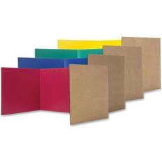 Cajas de Cartón Ondulado Flipside Flipside Products Study Carrel Color Corrugated 12'x48' 24/PK Ast 60045