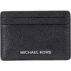 Michael Kors Card Cases Michael Kors Black Logo Leather Card Holder