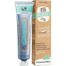 Cruelty Free Toothpastes Dr Ginger's Ginger's Coconut Oil Toothpaste, 4 oz, 1 Count Coconut Mint