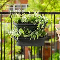 Vertical planter Elho Vertical forest Corsica kruka bred 2-pack, antracit Krukke