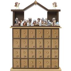 Calendriers de l'Avent Precious Moments Set/26 Countdown To Christmas Nativity Advent