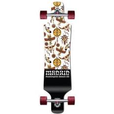 Madrid Longboards Madrid Komplett Longboard Topp-Mount (Totem) Svart/Vit/Brown