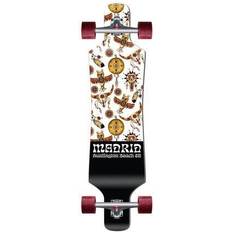 Longboards Madrid Spade 39 Longboard Top Mount Totem Weiss