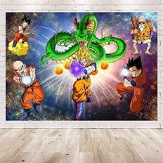 Photo Backgrounds 5x3 FT Dragon Z Ball Photography Vinyl Photo Background for Kids Birthday Party Backdrops Decoration