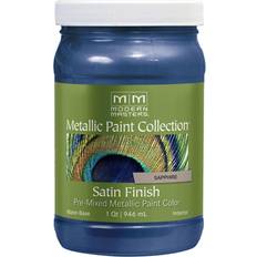 Paint Modern Masters Shimmer Satin Sapphire Metallic Paint 1 Blue