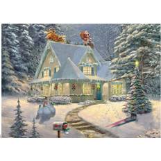 Ceaco Thomas Kinkade Disney Holiday Midnight Delivery 1000 Piece Jigsaw Puzzle