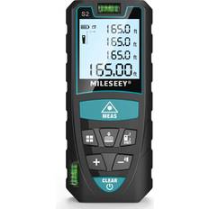 Laser measure Distance Meter 50M/165ft, Mileseey IP54 Measure with 2 Bubble Levels,Portable