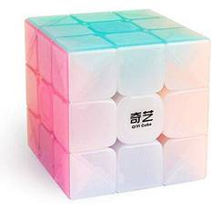 D-FantiX D-FantiX Qiyi Jelly Speed Cube 3x3 Qiyi Warrior W 3x3x3 Stickerless Cube Puzzle Toy
