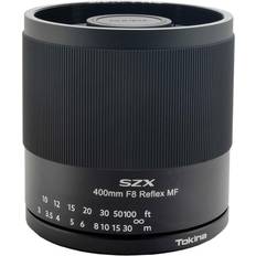 Camera Lenses Tokina SZX 400mm f/8 Reflex MF Super Telephoto Lens for T-Mount, Black