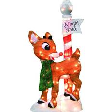 Steel Decorations ProductWorks Pre-Lit Rudolph The Red-Nosed Reindeer Decoration 15.2cm