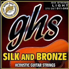 GHS Silk And Bronze Acoustic Guitar Strings Regular