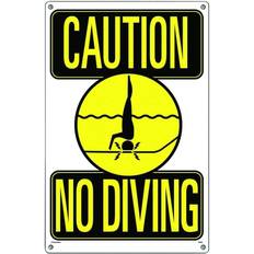 Poolmaster Caution No Diving Swimming Pool Sign