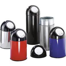 Push rubbish bin, capacity 30 l, container, grey, 2+ 30L