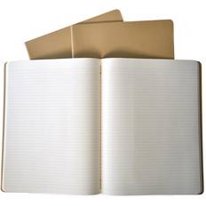 Brown Notepads Moleskine Cahier Journals kraft brown, ruled pack of 3, 120 pages
