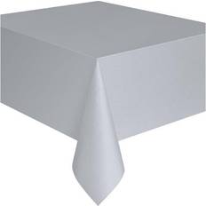 Hopea Pöytäliinat Unique Party Rectangular Plastic Tablecover Silver